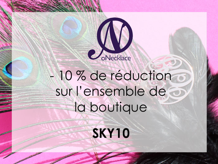 Code de réduction : O'Necklace