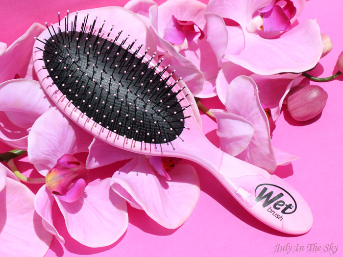 blog beauté avis Wet Brush watercolor comparatif Tangle Teezer