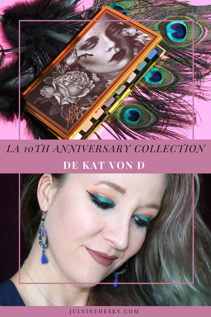 blog beauté Kat Von D 10th Anniversary Collection avis test swatch