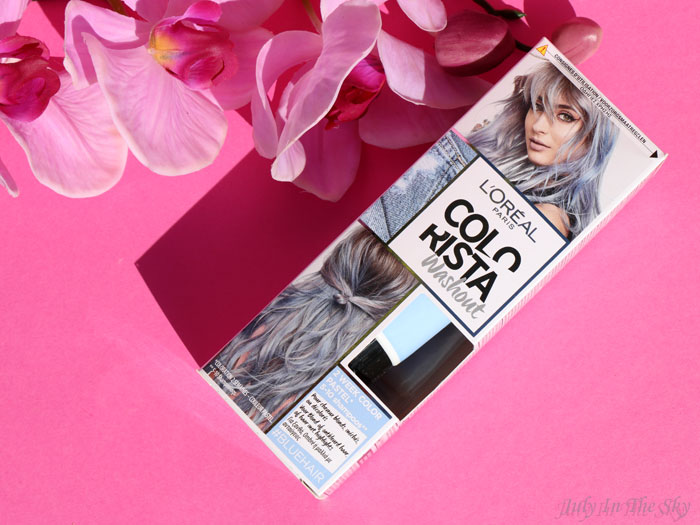 blog beauté L'Oréal Colorista Washout #BlueHair avis cheveux verts problème