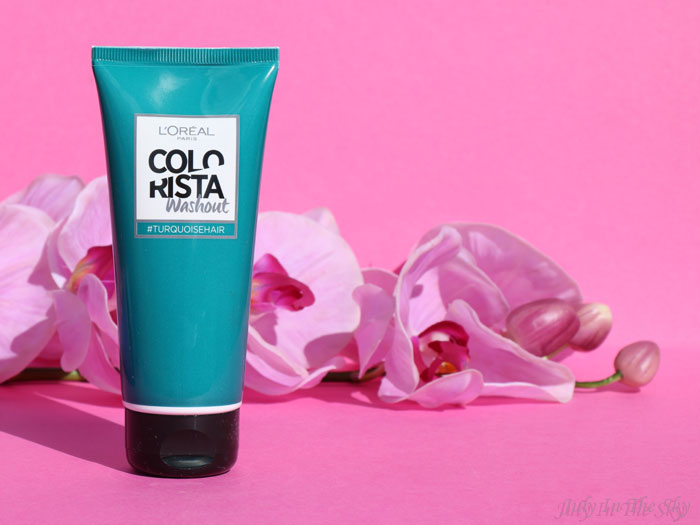 blog beauté L'Oréal Colorista Washout #TurquoiseHair avis cheveux verts problème