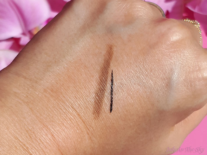 blog beauté You Are Cosmetics avis test cruelty-free maquillage vegan eyeliner feutre noir swatch crayon sourcils Golden Brown