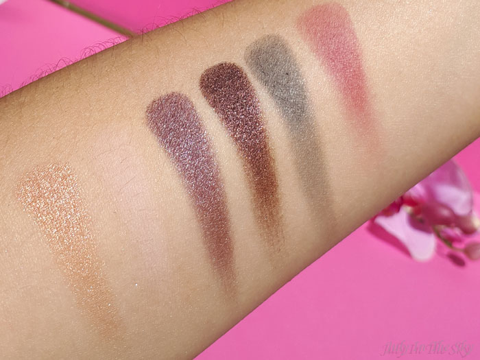 blog beauté You Are Cosmetics avis test cruelty-free maquillage vegan palette d'ombres à paupières colorées Lilas swatch