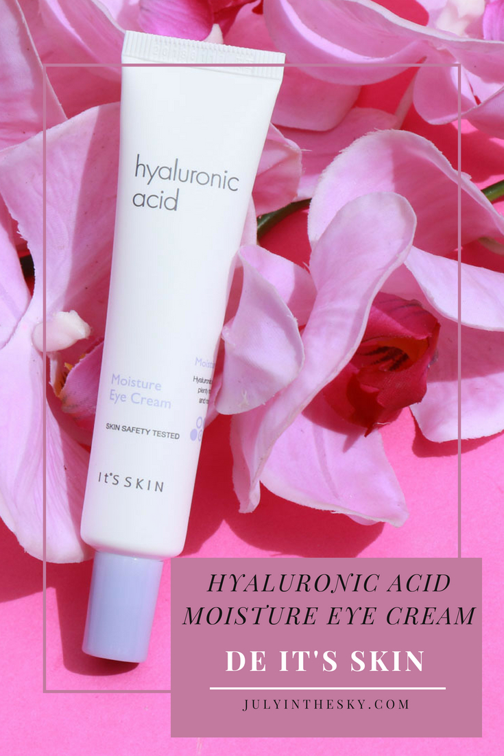 blog beauté kbeauty Hyaluronic Acid Moisture Eye Cream It's Skin avis