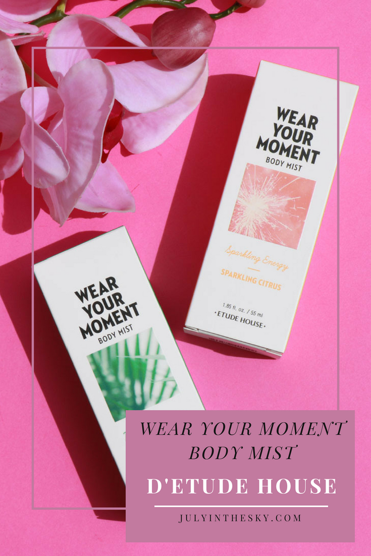 blog beauté kbeauty avis Etude House Wear Your Moment Body Mist