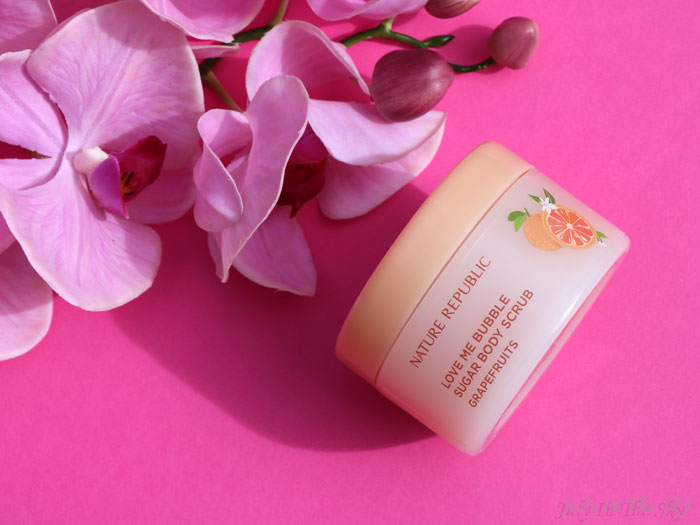 blog beauté kbeauty Nature Republic Love Me Bubble Sugar Body Scrub