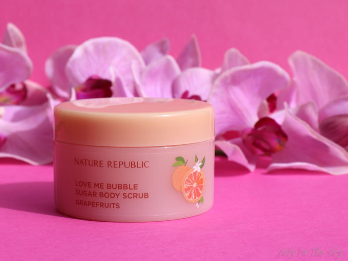 blog beauté kbeauty Nature Republic Love Me Bubble Sugar Body Scrub