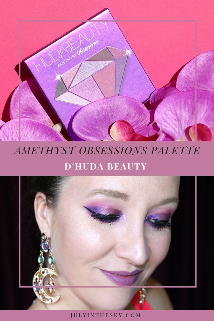 blog beauté Huda Beauty Amethyst Obsessions Palette make-up
