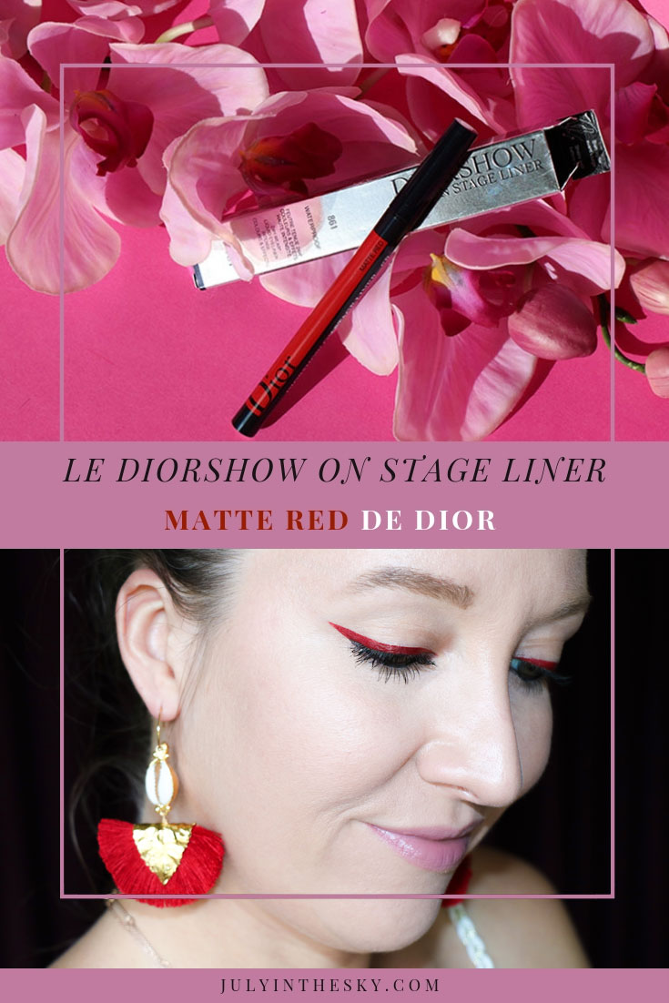 blog beauté Dior Dior Show On Stage Liner Matte Red avis
