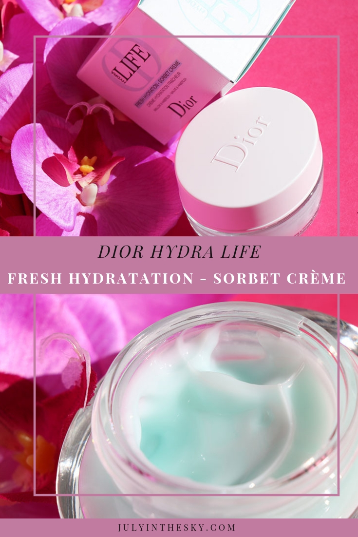 blog beauté Dior Hydra Life crème sorbet fraîcheur