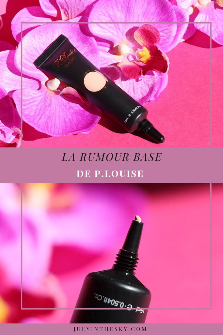 blog beauté P.Louise Rumour base avis