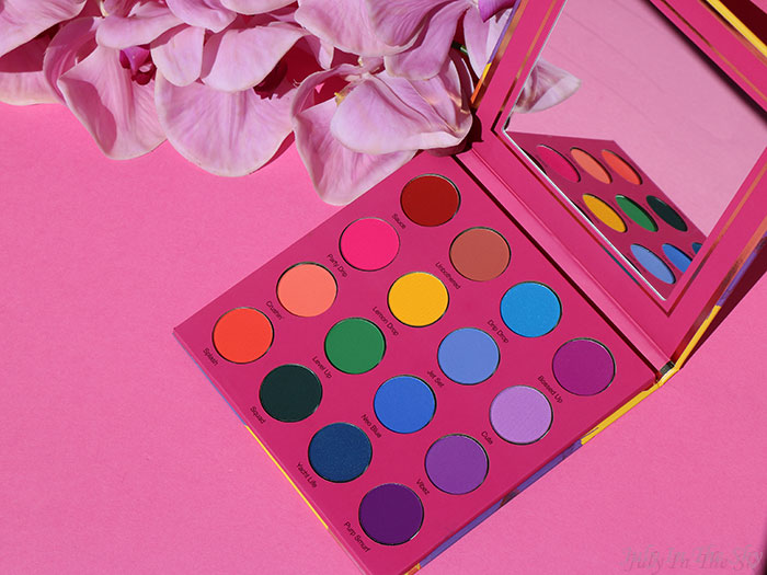 blog beauté Coloured Raine Vivid Pigment Palette avis swatch