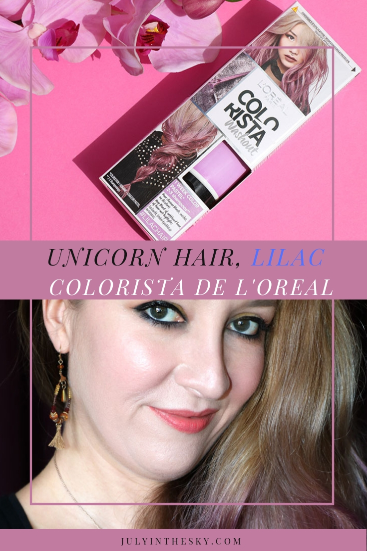 blog beauté L'Oréal Colorista Washout #LilacHair #PurpleHair avis test comparaison swatch