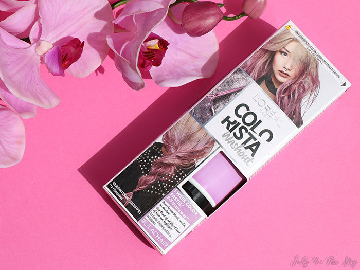 blog beauté L'Oréal Colorista Washout #LilacHair #PurpleHair avis test comparaison swatch