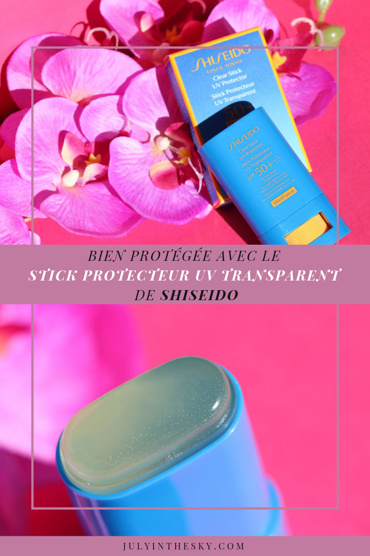 blog beauté Shiseido stick protecteur uv transparent