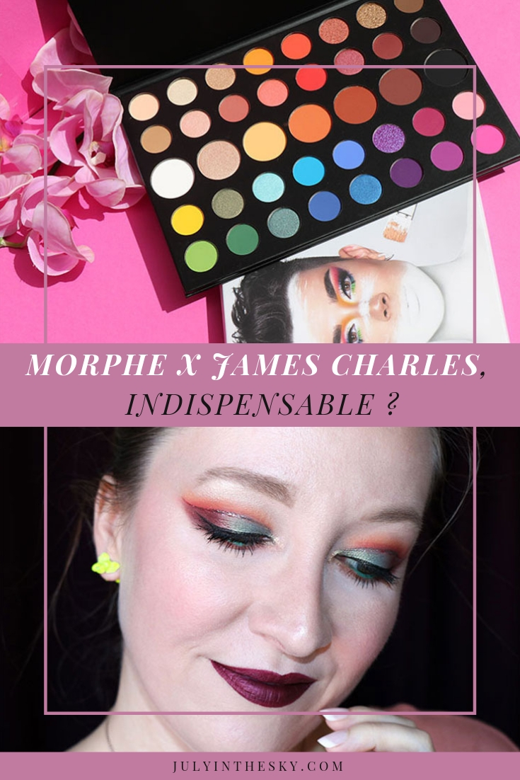 blog beauté avis Morphe x James Charles palette de mise en beauté