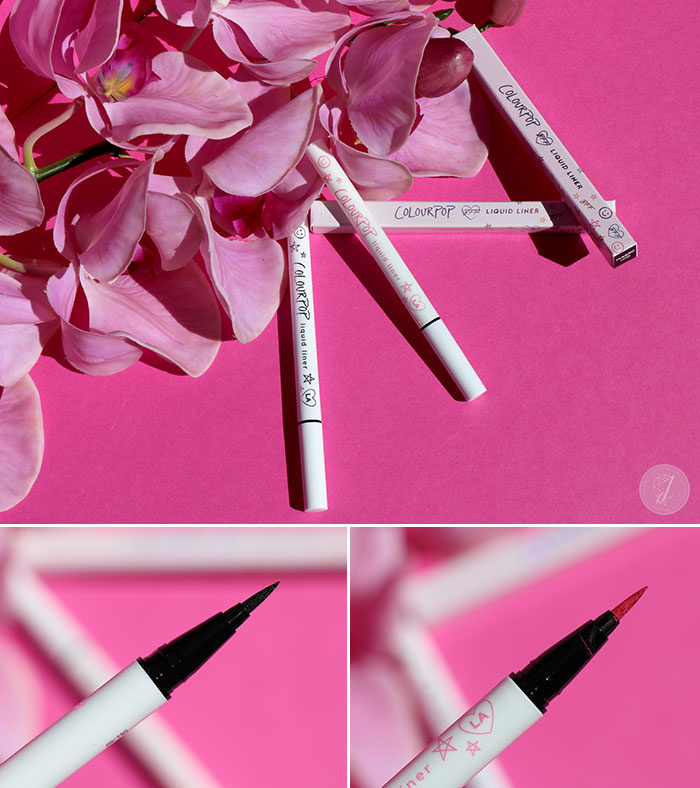 blog beauté ColourPop Liquid Liner swatch