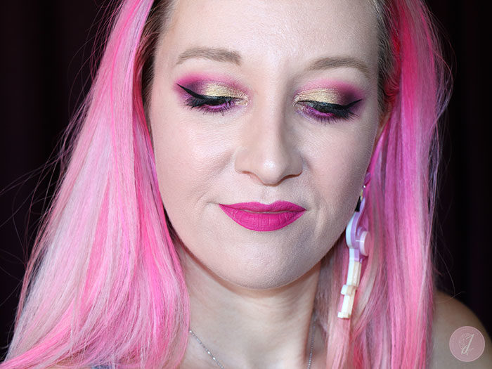 blog beauté tutoriel maquillage assortis cheveux rose