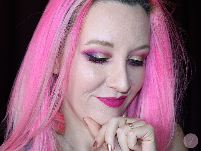 blog beauté tutoriel maquillage assortis cheveux rose
