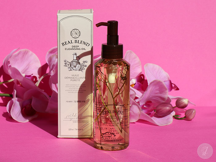 blog beauté kbeauty Real Blend Cleansing Oil The Face Shop