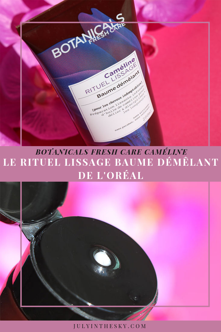 blog beauté L'Oréal Botanicals Fresh Care Caméline Rituel Lissage Baume Démêlant