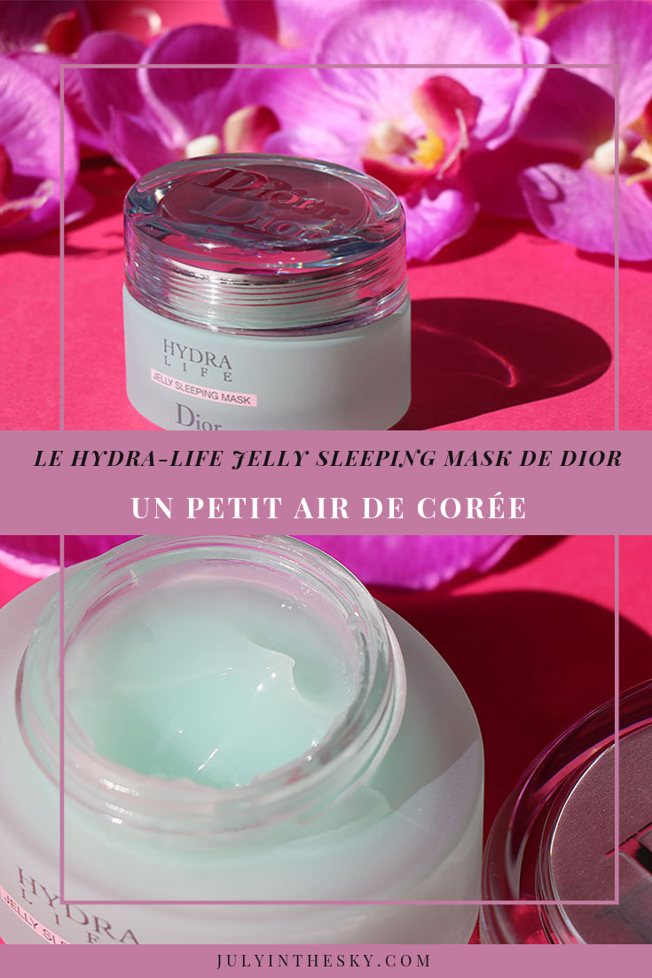 blog beauté avis Hydra-Life Jelly Sleeping Mask Dior