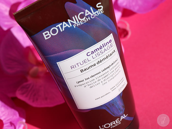 blog beauté L'Oréal Botanicals Fresh Care Caméline Rituel Lissage Baume Démêlant