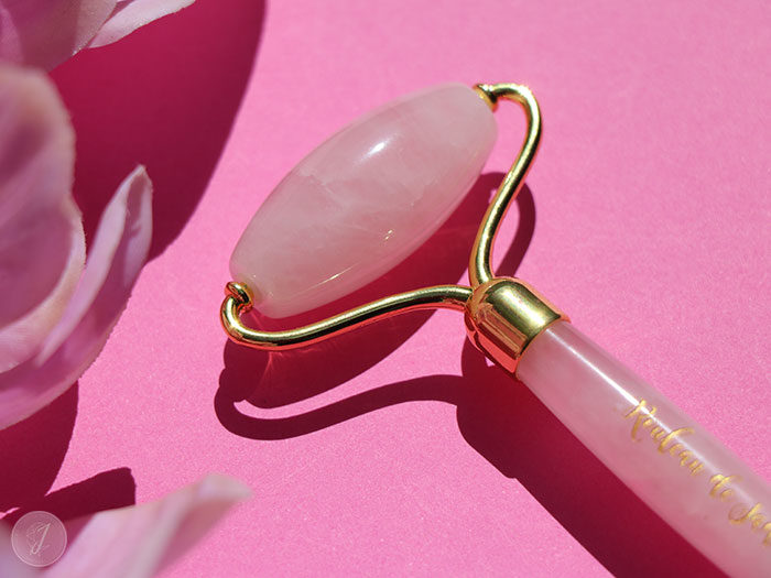 blog beauté Rouleau de Jade quartz rose