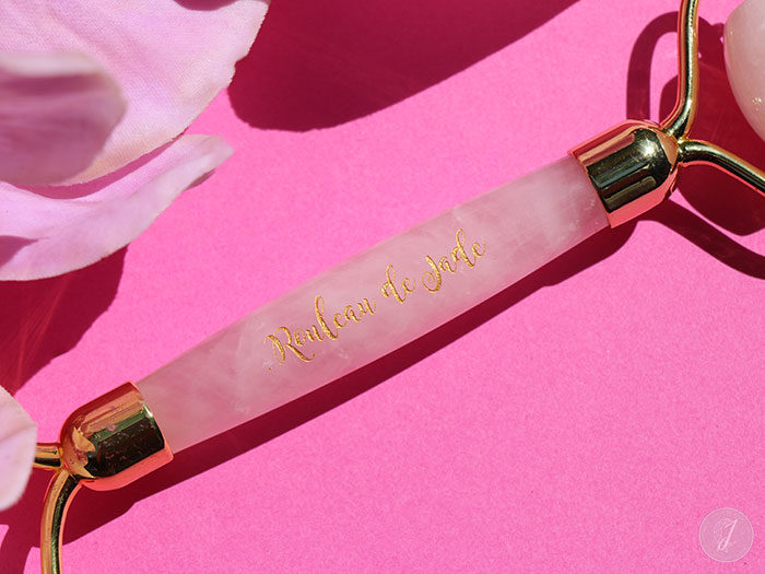 blog beauté Rouleau de Jade quartz rose