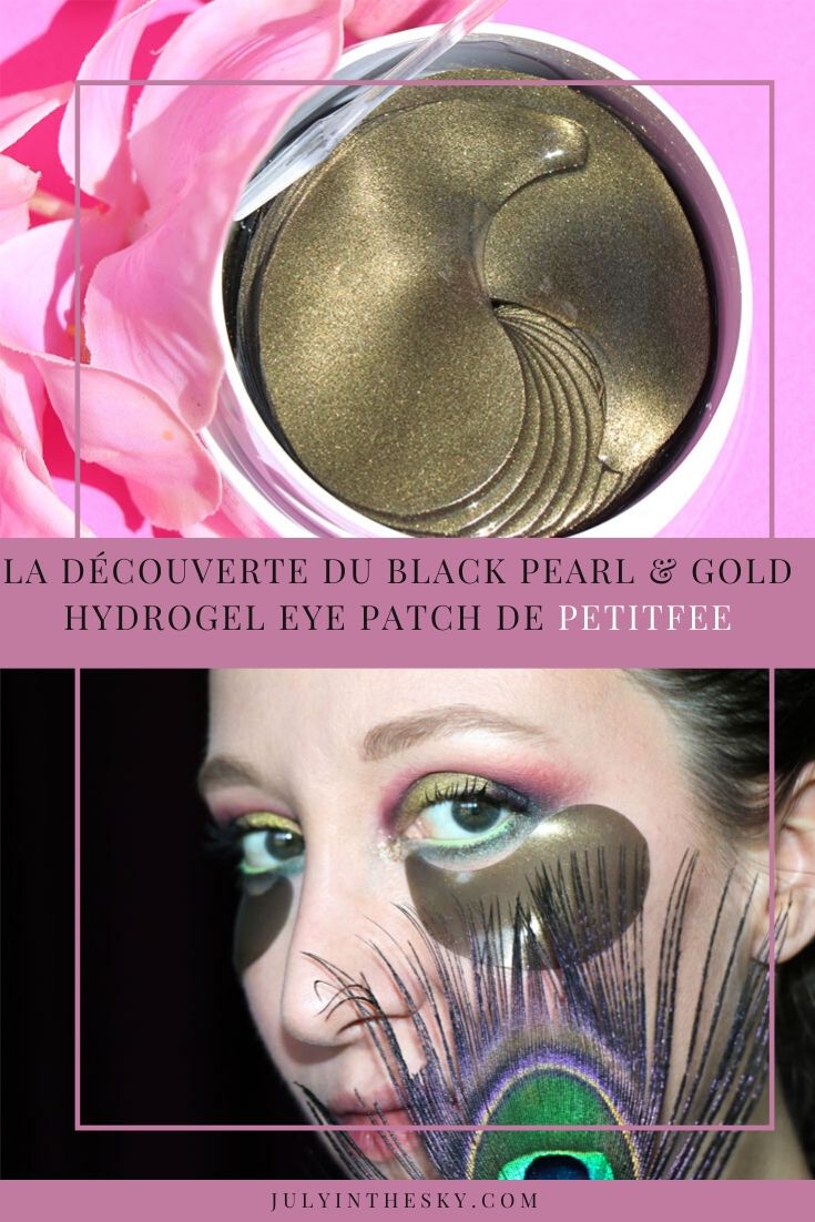 blog beauté Niasha PetitFee Black Pearl & Gold Hydrogel Eye Patch