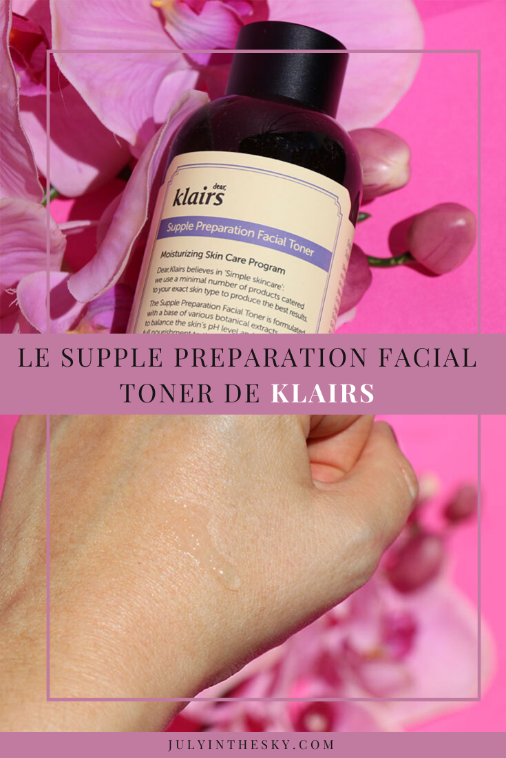 blog beauté kbeauty Niasha Supple Preparation Facial Toner Klairs