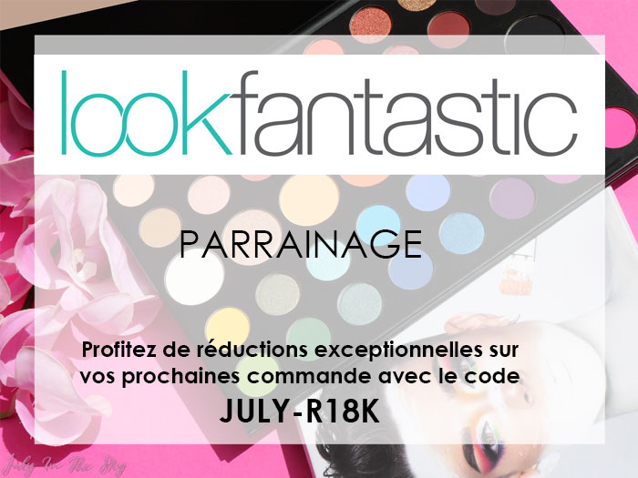 parrainage réduction Lookfantastic