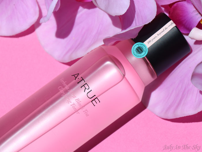 blog beauté fleur du japon a-true lotion clarifiante thé noir verveine