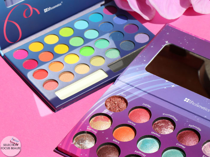 BH Cosmetics : les palettes Galaxy Chic et Take Me To Brazil