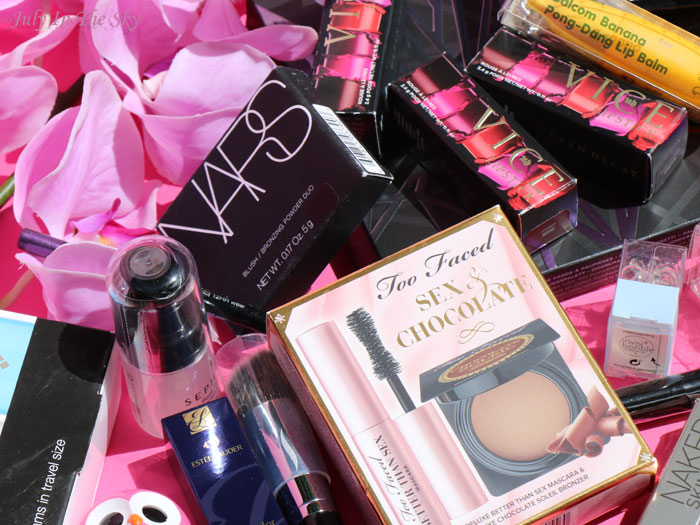 blog beauté sephora paris haul urban decay vice tony moly nars too faced