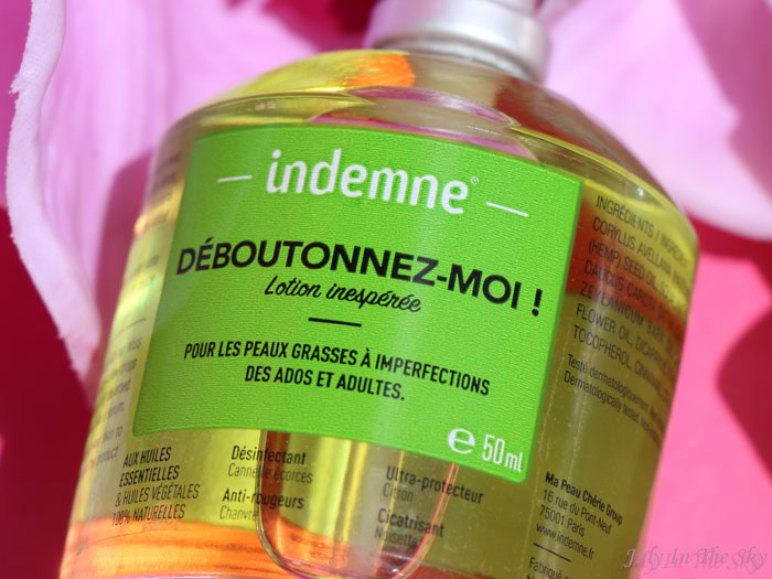 blog beauté déboutonnez-moi lotion inespérée indemne monde bio