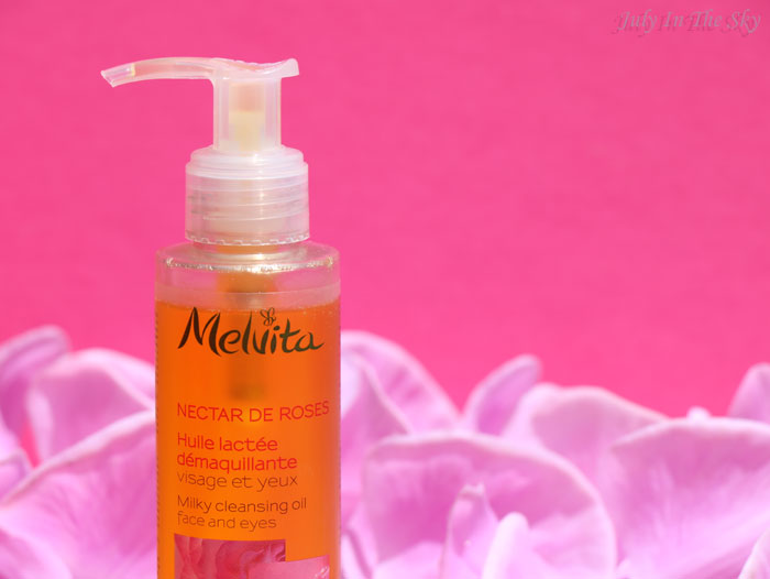 blog beauté melvita monde bio nectar de rose huile demaquillante lactée