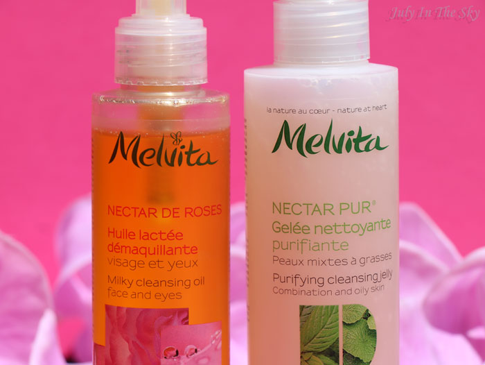 blog beauté melvita monde bio nectar de rose huile demaquillante lactée nectar pur gelée nettoyante purifiante