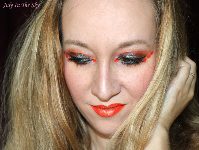 blog beauté monday shadow challenge orange juice