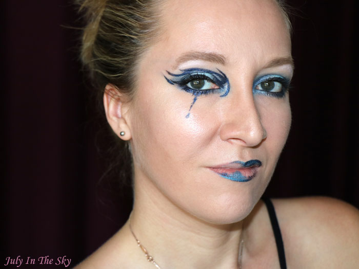 blog beauté monday shadow challenge sad blue