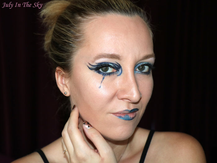 blog beauté monday shadow challenge sad blue