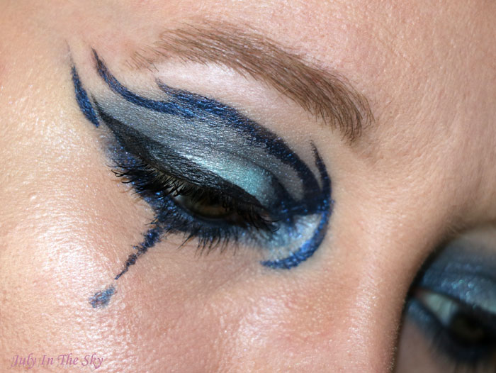 blog beauté monday shadow challenge sad blue