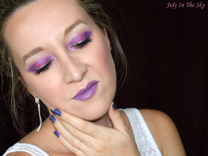 blog beauté monday shadow challenge twitch purple urban decay vice lipstick