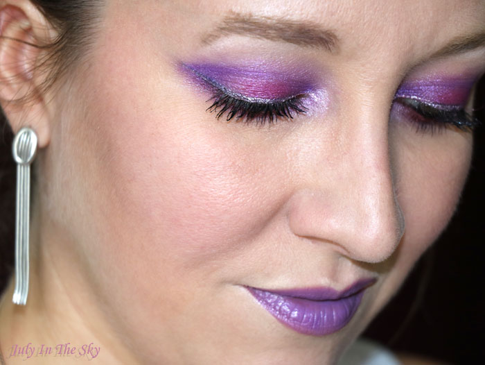 blog beauté monday shadow challenge twitch purple urban decay vice lipstick