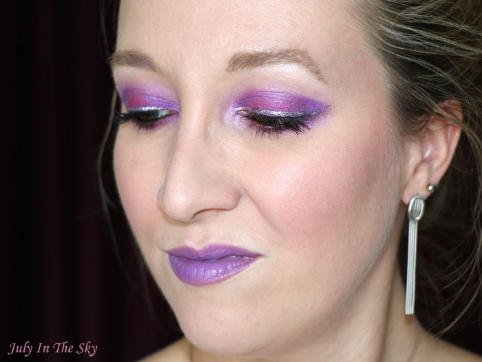 blog beauté monday shadow challenge twitch purple urban decay vice lipstick