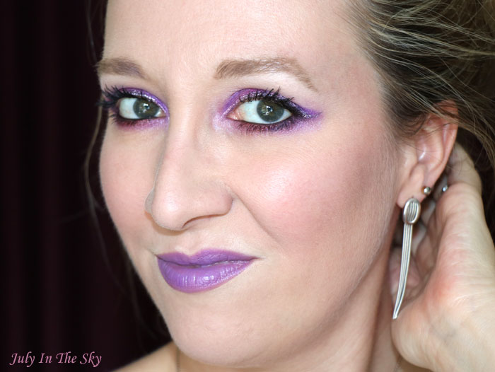 blog beauté monday shadow challenge twitch purple urban decay vice lipstick