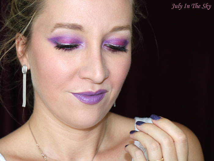 blog beauté monday shadow challenge twitch purple urban decay vice lipstick