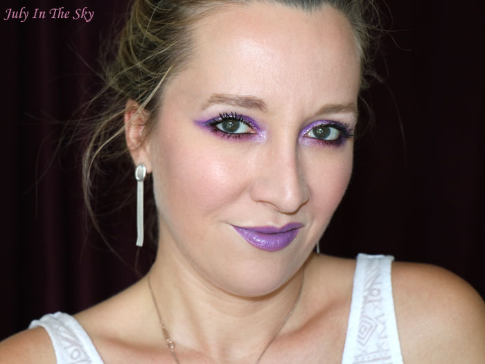 blog beauté monday shadow challenge twitch purple urban decay vice lipstick