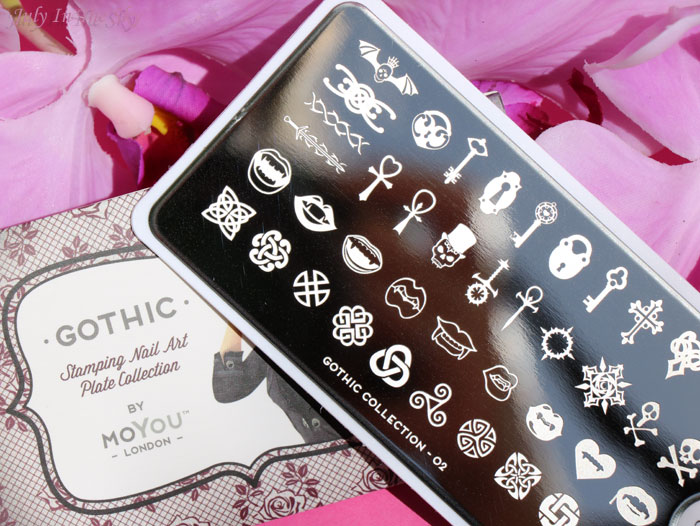 blog beauté nail art moyou london stamping plaque gothic