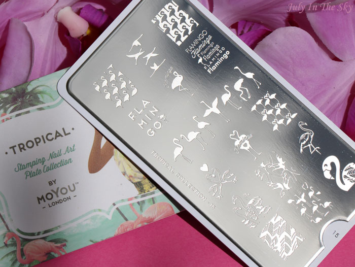 blog beauté nail art moyou london stamping plaque tropical